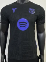 2025-26  Barcelona Black Joint Edition Player Version Soccer Jersey