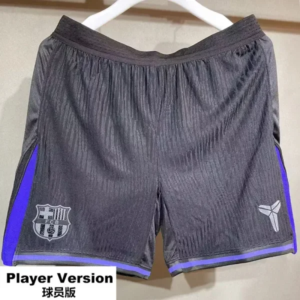 2025-26  Barcelona Away Player Version Shorts Pants (High Quality)(球员短裤)