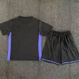 2025-26  Barcelona Black Joint Edition Kids Soccer Jersey