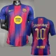 2025-26  Barcelona Home Lamine Yamal #10 Kopa Trophy Player Version Soccer Jersey