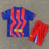 2025-26  Barcelona Fourth Kids Soccer Jersey