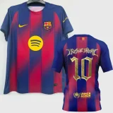 2025-26  Barcelona Home Lamine Yamal #10 Kopa Trophy Fans Soccer Jersey