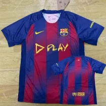 2025-26  Barcelona Home Derby Fans Soccer Jersey