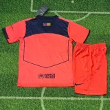 2025-26  Barcelona Third Kids Soccer Jersey