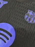 2025-26  Barcelona Black Joint Edition Player Version Soccer Jersey