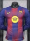 2025-26  Barcelona Home Long Sleeve Player Version Soccer Jersey (长袖球员)