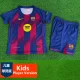 2025-26  Barcelona Home Kids Player Version Soccer Jersey (球员童装)