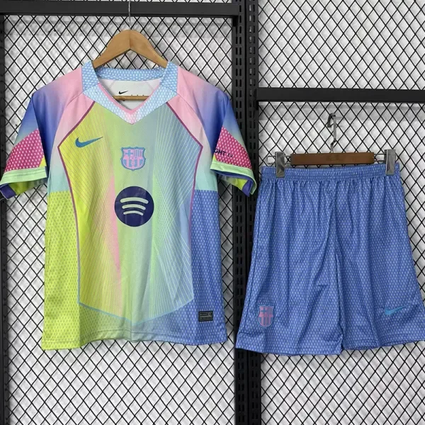 2025-26  Barcelona Yellow Pink Concept Edition Kids Training