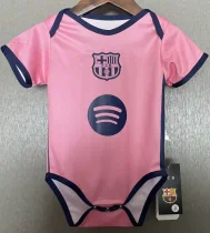 2025-26  Barcelona Pink Baby Infant Crawl Suit