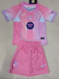 2025-26  Barcelona  Pink Concept Edition Kids Training (胶标)