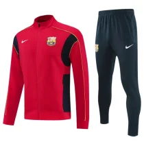 2025-26  Barcelona Red Jacket Tracksuit #F22
