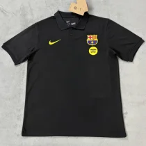 2025-26  Barcelona Black Polo Short Sleeve