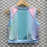 2025-26 Barcelona Blue Pink Women Yoga Vest (女)