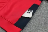 2025-26  Barcelona Red Jacket Tracksuit #F22
