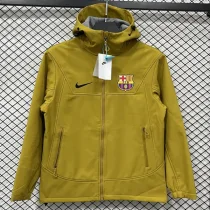 2025-26  Barcelona Khaki Outdoor Jackets #L6604