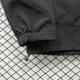 2025-26  Barcelona Black Outdoor Jackets #L6605紫标软料