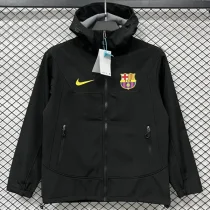 2025-26  Barcelona Black Outdoor Jackets #L6604