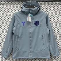 2025-26  Barcelona Light blue Outdoor Jackets