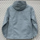 2025-26  Barcelona Light blue Outdoor Jackets #L6604软料