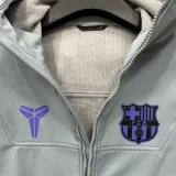 2025-26  Barcelona Light blue Outdoor Jackets
