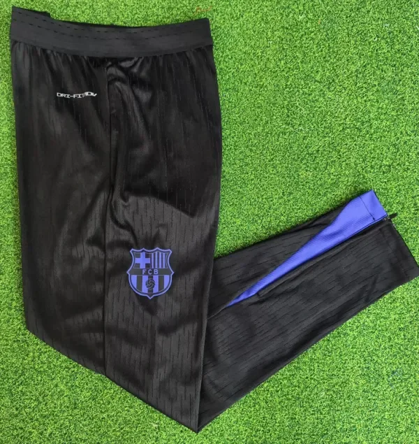 2025-26  Barcelona Black Training Long Pants (Have Pocket)