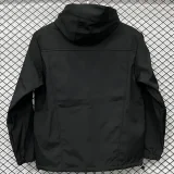 2025-26  Barcelona Black Outdoor Jackets #L6605紫标软料