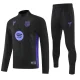 2025-26  Barcelona Black Half Pull Tracksuit (半拉链)