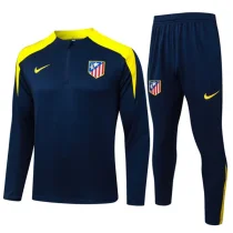 2025-26 Atletico Madrid Royal blue Half Pull Tracksuit #B2580(半拉链)