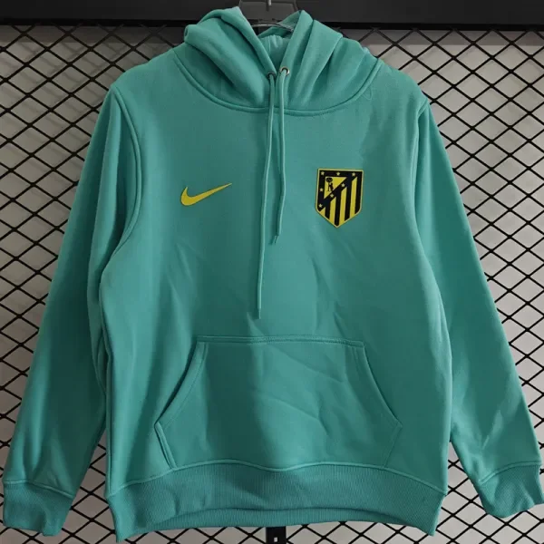 2025-26 Atletico Madrid Light green Hoody 浅绿色(加绒)
