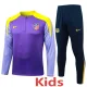 2025-26 Atletico Madrid Purple Kids Half Pull Tracksuit #E25136(童装)(半拉链)