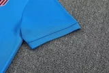 2025-26 Atletico Madrid Fancy blue Polo Tracksuit