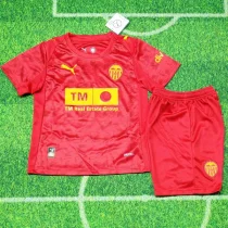 2025-26 Valencia Away Kids Soccer Jersey