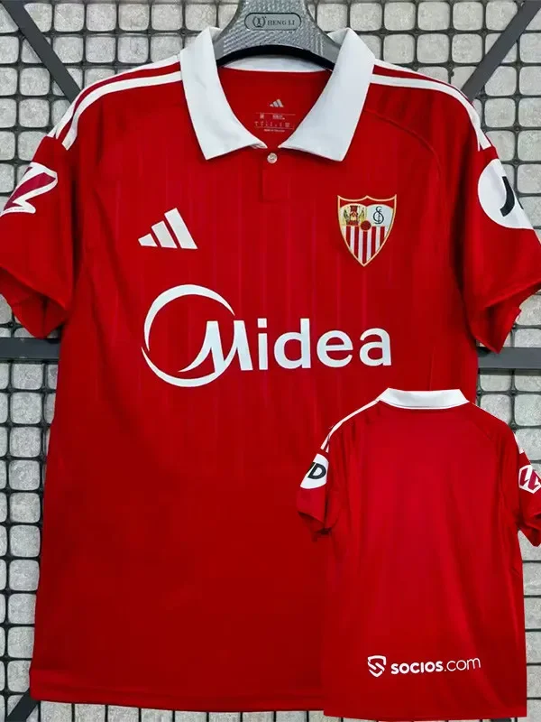 2025-26 Sevilla Away Fans Soccer Jersey