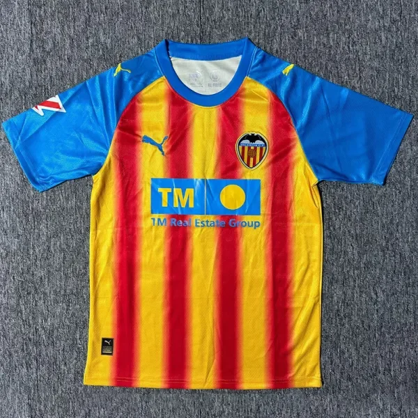 2025-26 Valencia Yellow Fans Soccer Jersey
