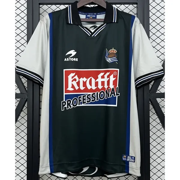 2000-2002 Real Sociedad Away Retro Soccer Jersey