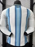 2026-27 Argentina Home Long Sleeve Player Version Soccer Jersey (长袖球员)