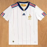 2010 France Away Retro Soccer Jersey