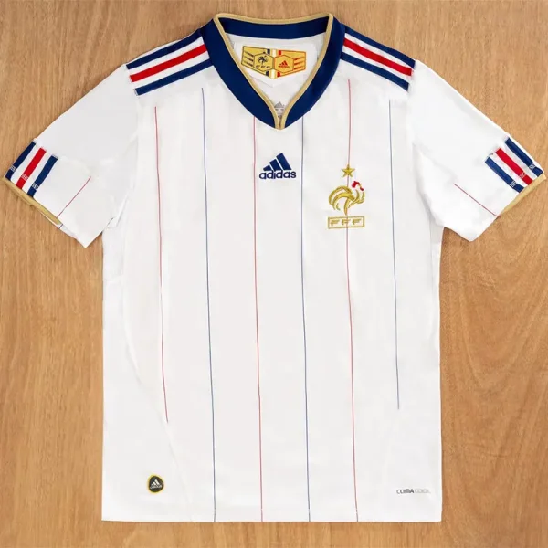 2010 France Away Retro Soccer Jersey