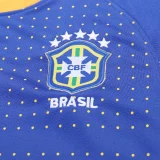 2010 Brazil Away Kids Retro Soccer Jersey