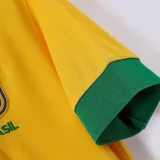 2013-2014 Brazil Home Retro Soccer Jersey