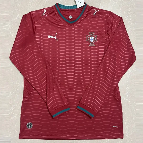 2026-27 Portugal Home Long Sleeve Soccer Jersey (长袖)