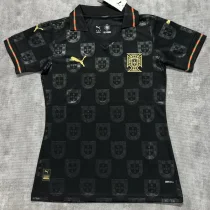 2025-26 Portugal Black Women Soccer Jersey (女)