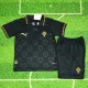 2025-26 Portugal Black Special Edition Kids Soccer Jersey (有领)