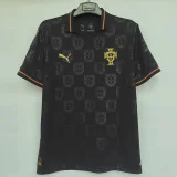 2025-26 Portugal Black Special Edition 1:1 Fans Soccer Jersey (有领)