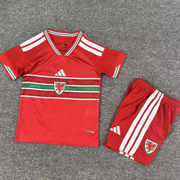 2026-27 Wales Home Kids Soccer Jersey