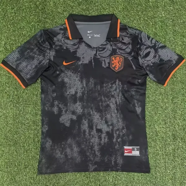 2025-26 Netherlands Black Special Edition Fans Soccer Jersey