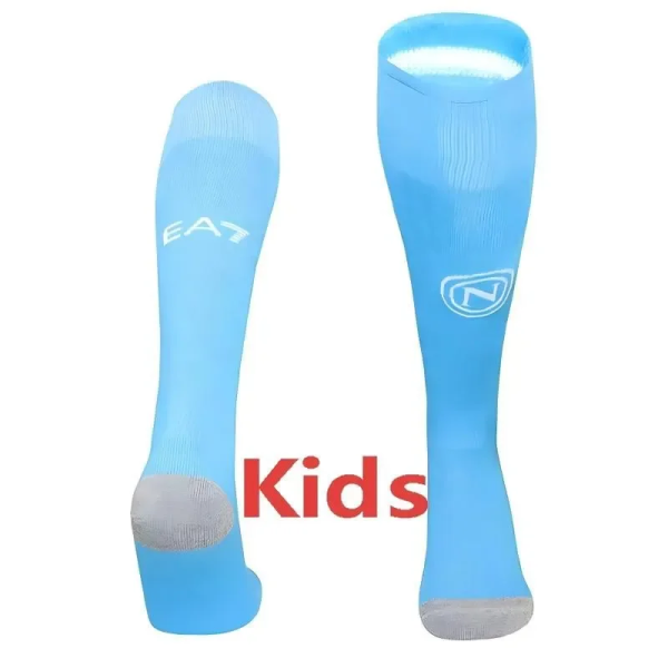 25-26 Napoli Home Blue Kids Socks(儿童)