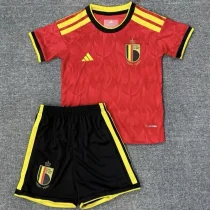 2026-27 Belgium Home Kids Soccer Jersey
