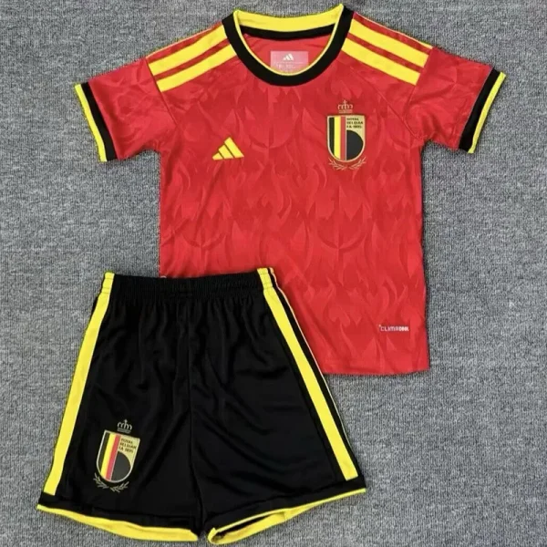 2026-27 Belgium Home Kids Soccer Jersey