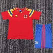 1990 Colombia Away Kids Retro Soccer Jersey